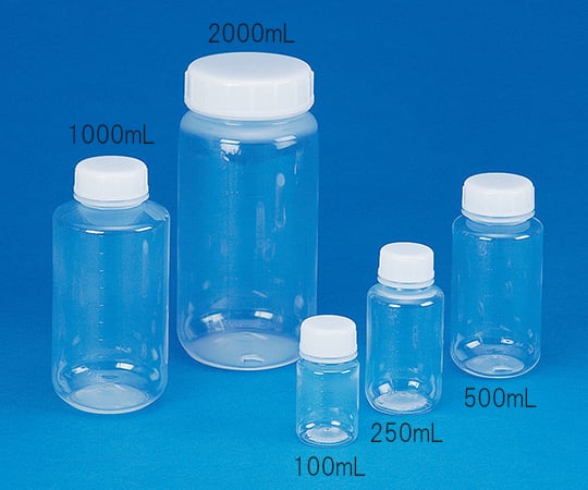 ニッコー3-7327-04フッ素ガスコーティング容器φ45.0×φ96×198mm1000mL【1本】(as1-3-7327-04)