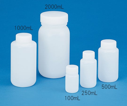 ニッコー3-7328-03フッ素ガスコーティング容器φ42.5×φ80×155mm500mL【1本】(as1-3-7328-03)