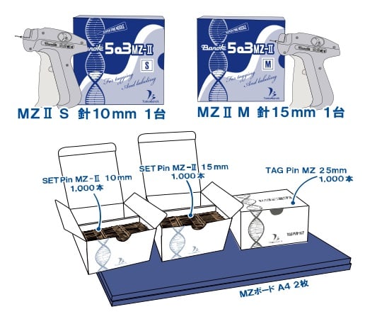 トスカバノック3-7503-02病理検体用固定＆表示ツールキット基本【1セット】(as1-3-7503-02)