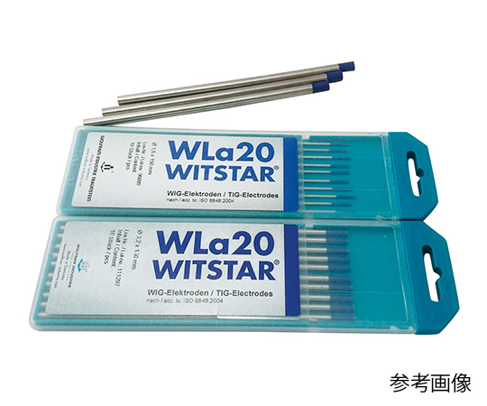 3-7514-04 タングステンTIG電極溶接棒 10本 WL20-2.0