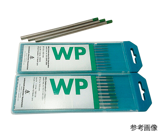 3-7517-10 タングステンTIG電極溶接棒 1本 WP-6.0