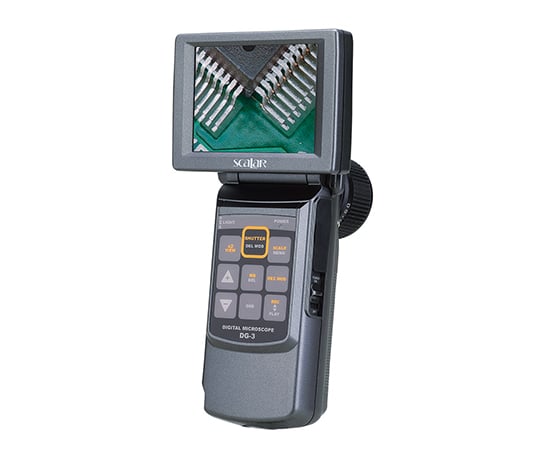 3 75 01 コードレスマイクロスコープ Dg 3x 本体 450 50 Axel アズワン