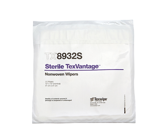 【滅菌】テックスワイプ(Texwipe)3-7602-01マイクロワイパーTX8932S【1袋(20枚×5袋入)】(as1-3-7602-01)