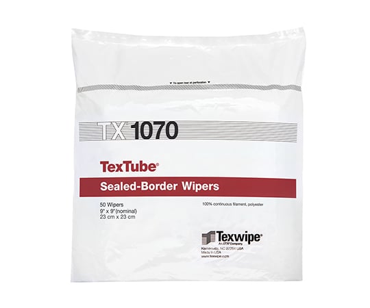 テックスワイプ(Texwipe)3-7605-01テックスチューブワイパーTX1070【1袋(50枚×2袋入)】(as1-3-7605-01)