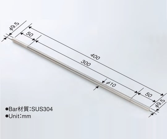 3-7606-01 ノンワイヤーバーコーター Φ9.5×400mm(#0番手) OSP-00-L400