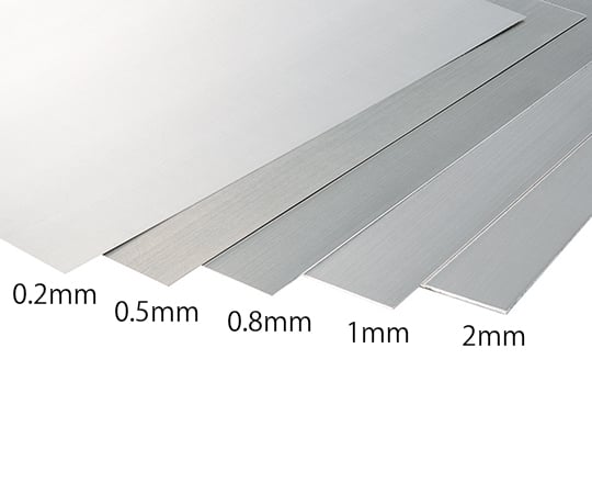 3-7618-10 マグネシウム板材(圧延材) 厚さ1mm 100×300mm 【AXEL】 アズワン