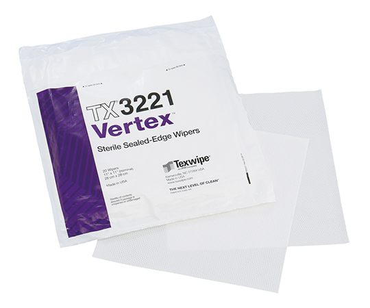3-7627-01 滅菌バーテックスワイパー Sterile Vertex（R） 280×280mm TX3221