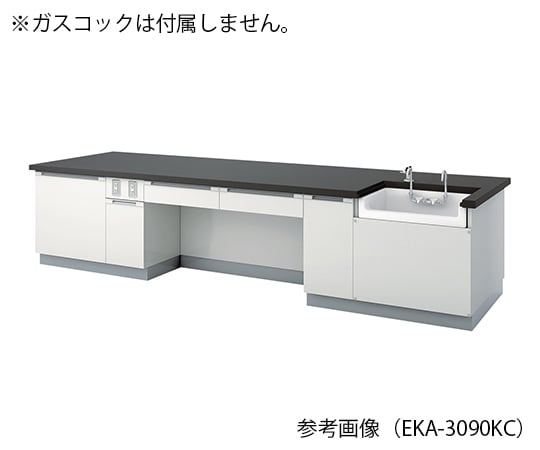 【大型商品※送料別途】アズワン3-7659-01　教師用実験台 2400×900×800 mm　EKA-2490KC