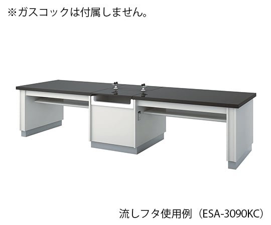 【大型商品※送料別途】アズワン3-7661-01　生徒用実験台 3000×900×700 mm　ESA-3090KCL