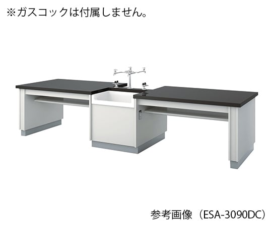 【大型商品※送料別途】アズワン3-7662-01　生徒用実験台 3000×900×700 mm　ESA-3090DCL