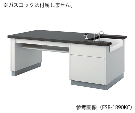 【大型商品※送料別途】アズワン3-7663-03　生徒用実験台 1800×900×800 mm　ESB-1890KC