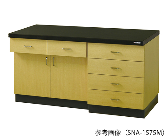 サイド実験台 (木目調タイプ) 1500×750×800 mm