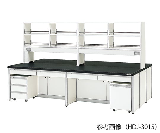 【大型商品※送料別途】アズワン3-7860-01　中央実験台 (フレ-ムタイプ) 1800×1200×800/1800 mm　HDJ-1812