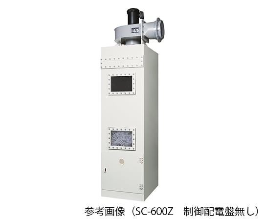 3-7896-02 湿式スクラバー (屋内用・ファン上部搭載タイプ) 20m3