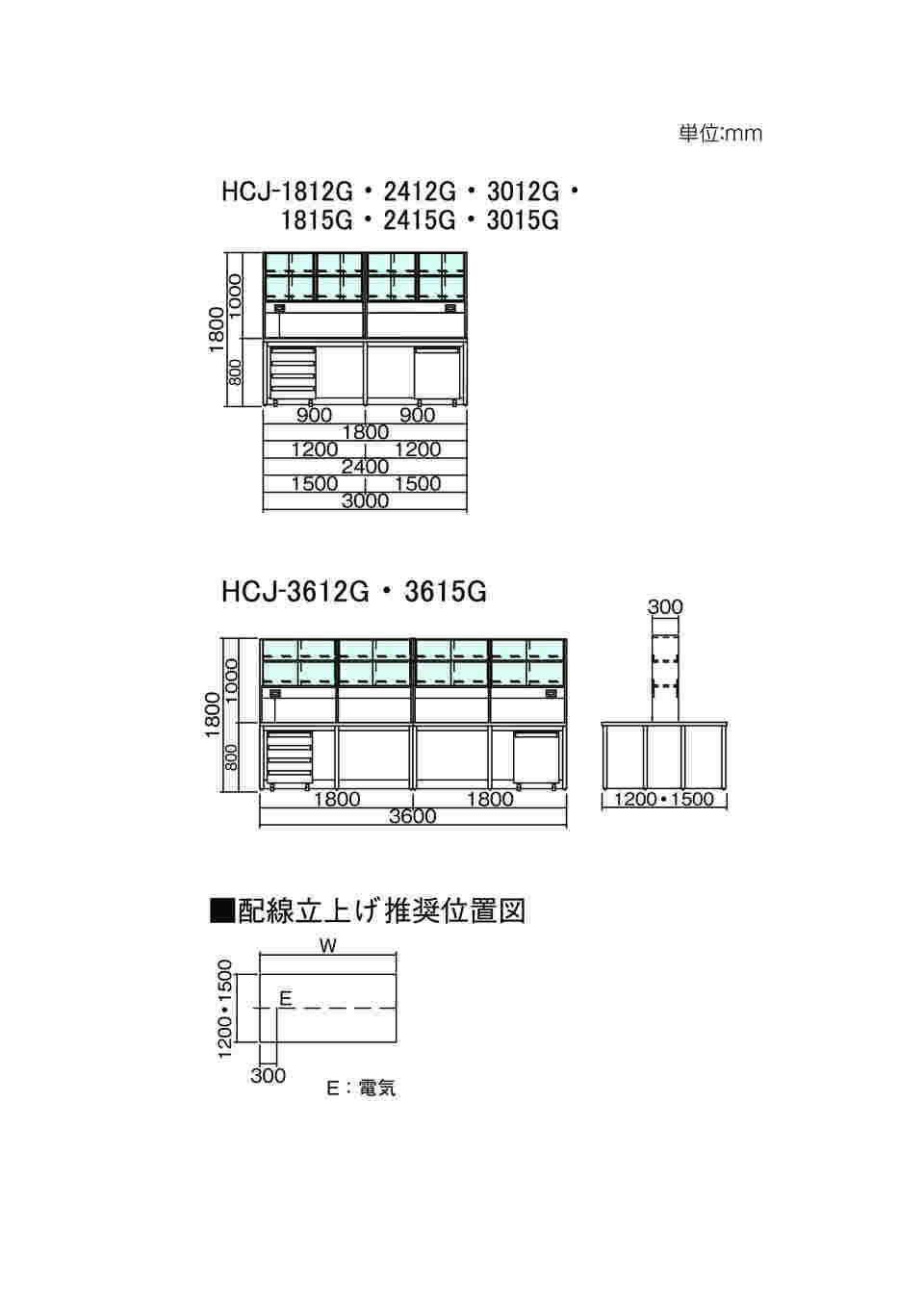 サイド実験台 フレ-ム アイランドタイプ mm 900×750×800