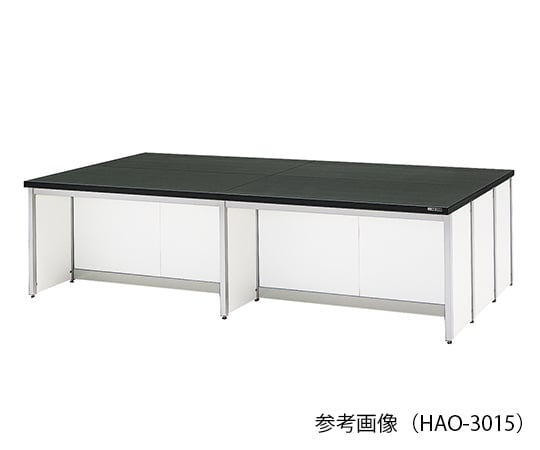 【大型商品※送料別途】アズワン3-7928-01　中央実験台 (フレ-ムタイプ) 1800×1200×800 mm　HAO-1812