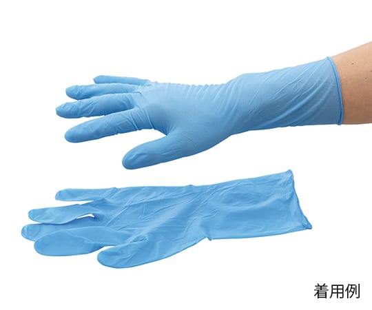 3-7960-01 ニトリル手袋 テクニトリルブルー XSサイズ GN08HG XS