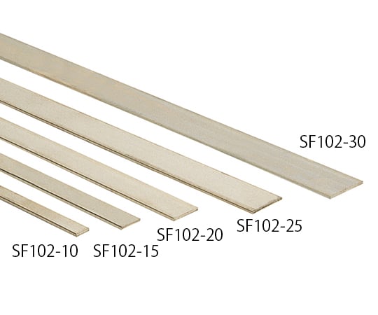 3-7972-01 ステンレス平板(SUS304) 10×1000mm 厚み2mm SF102-10