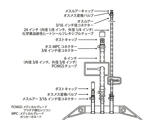 3-8063-01 コレクションバッグ 1L 91-200-01