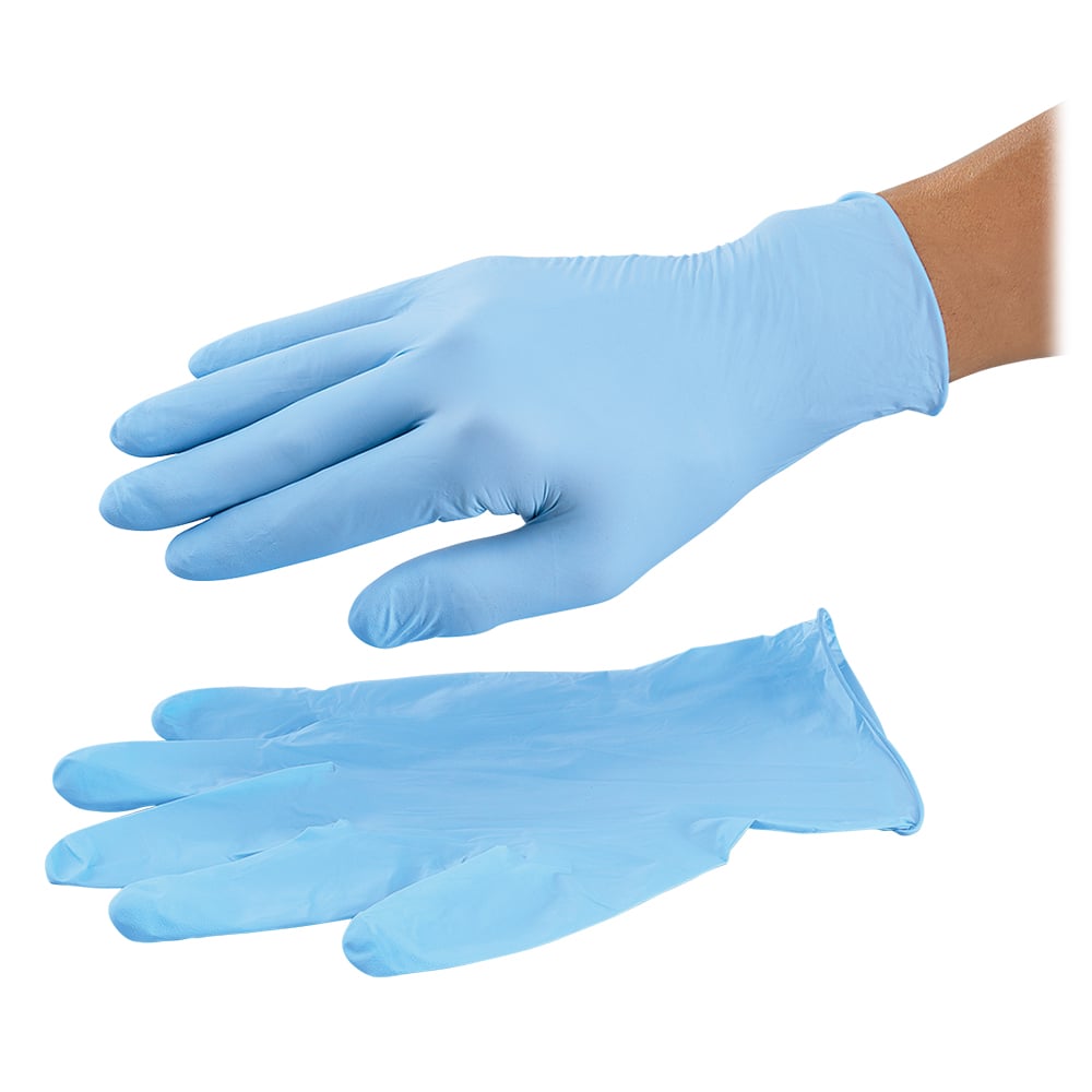 【イチオシ商品】アズワン3-8141-03アズセーフニトリル手袋（青）Ｍ【1箱(100枚入)】(as1-3-8141-03)