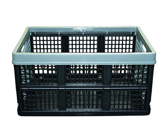 3-8191-11折畳コンテナ付き２段台車９１４８０９９【1個】(as1-3-8191-11)