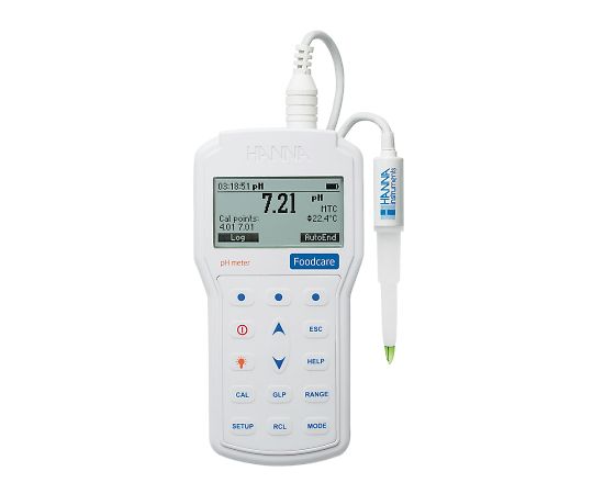 pH・温度計（半固形食品・乳製品用） HI98161