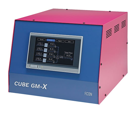 3-8303-01 タッチパネル式ガス混合器 CUBE GM-X2