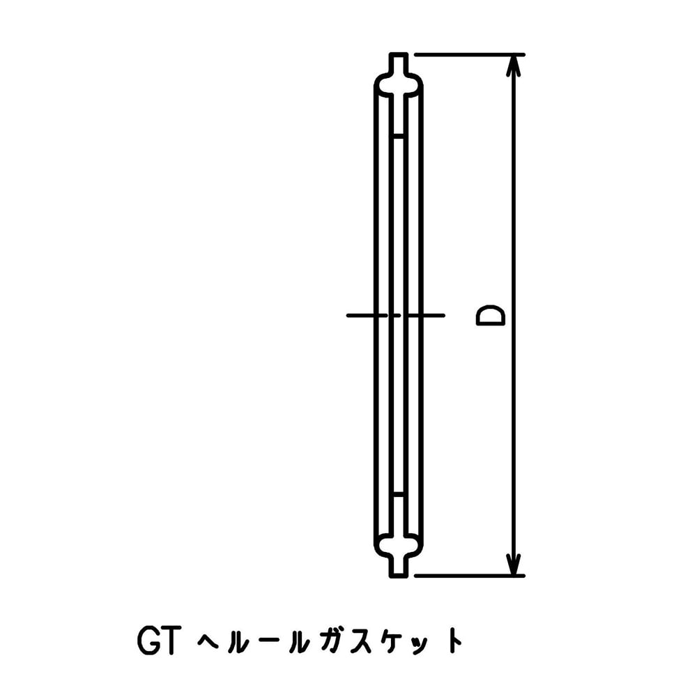 3-8342-01 ヘルールガスケット（PTFE） 1S GT-PT-1S 【AXEL】 アズワン