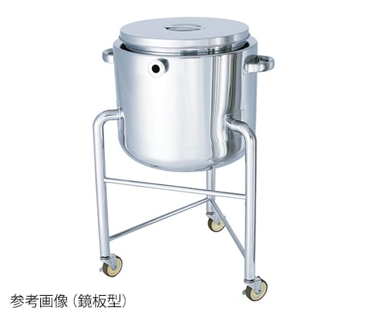 3-8421-01 脚付耐圧ジャケット汎用容器 ホッパー型 35L HT-ST-TJ-L-36