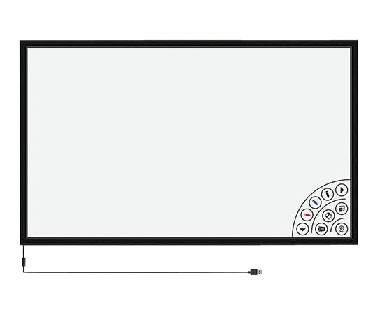 タッチフレーム　白板家　1252×721mm　ブラック　JM-1200-B