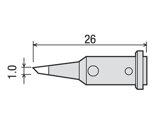 太洋電機産業(goot)3-8474-11交換こて先ＧＰ－５１０ＲＴ－１Ｃ【1個】(as1-3-8474-11)