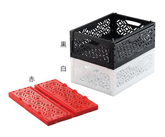 3-8505-02折り畳みコンテナ白９３０１４８６【1個】(as1-3-8505-02)