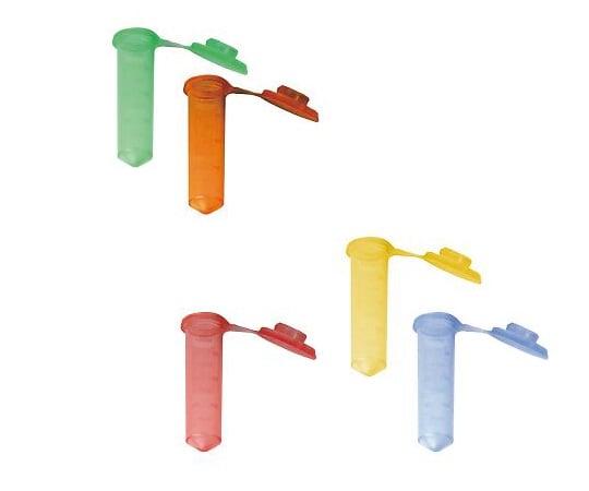 BioPlas3-8632-09G-Tube4059レインボー【1袋(500本入)】(as1-3-8632-09)