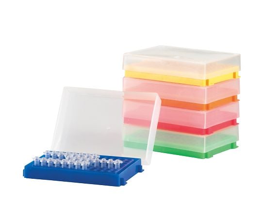 アズワン3-8666-0196ウェルPCRラック5色セット【5個入】(as1-3-8666-01)