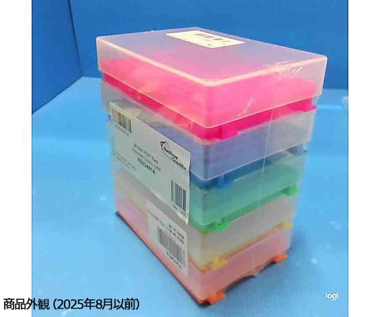 3-8666-01 96ウェルPCRラック 5色セット 1セット（5個入） HS23461A