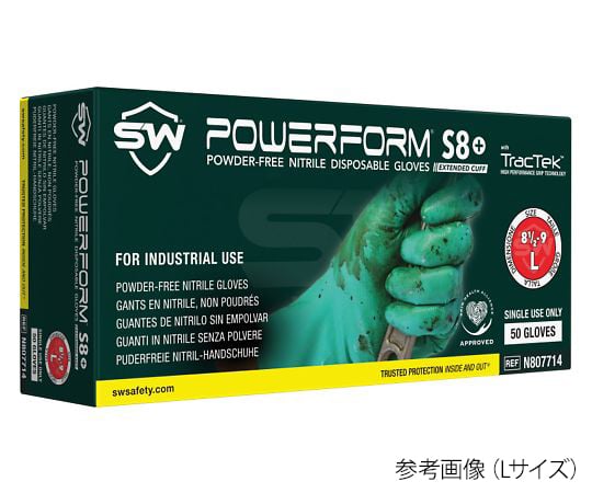 3-8670-02 薄手グリップ手袋 POWERFORM（R） M N807713