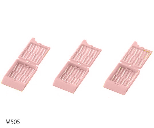 3-8700-02 包埋カセット（バルクタイプ） ピンク 500個×3箱入 M505-3