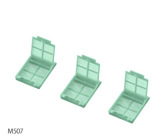3-8702-03 包埋カセット（バルクタイプ） 緑 500個×3箱入 M492-4