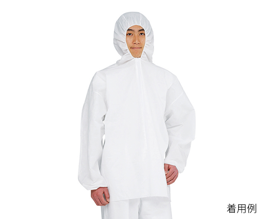 【イチオシ商品】アズワン3-8707-03セパレートディスポウェアフード付きL【1枚】(as1-3-8707-03)