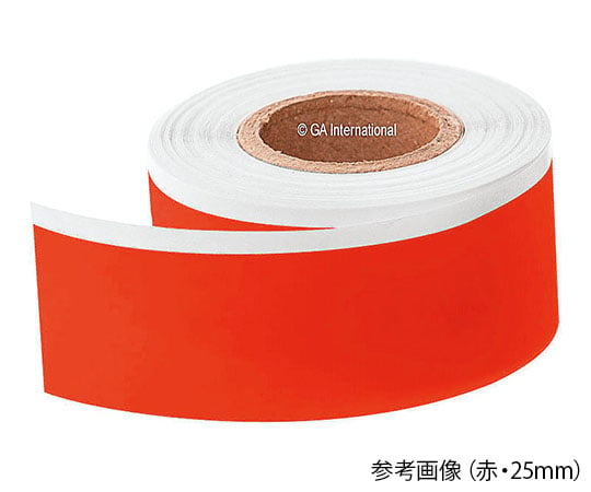 GA　International3-8710-12　凍結容器用テープ　19mm×15m　赤 TFS-19C1-50RE