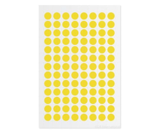 GAInternational3-8723-04クライオドットLT-9YE【1袋(104ドット×5シート入)】(as1-3-8723-04)