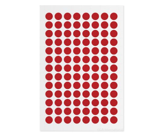 GAInternational3-8723-14クライオドットLT-9RE【1袋(104ドット×5シート入)】(as1-3-8723-14)