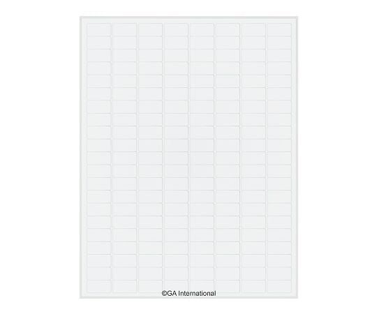 GAInternational3-8730-01透明リムーバブル低温ラベルＴＲＣＬ－１２【1袋(168ラベル×16シート入)】(as1-3-8730-01)