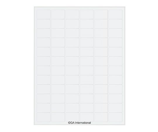 GAInternational3-8730-02透明リムーバブル低温ラベルＴＲＣＬ－９【1袋(72ラベル×16シート入)】(as1-3-8730-02)
