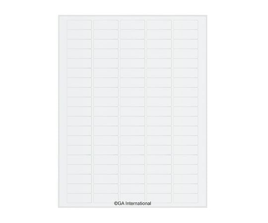 GAInternational3-8730-04透明リムーバブル低温ラベルＴＲＣＬ－６【1袋(95ラベル×16シート入)】(as1-3-8730-04)