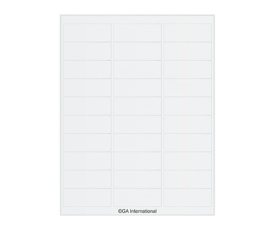 GAInternational3-8731-06クライオラベルRCL-3T1-WH【1袋(30ラベル×16シート入)】(as1-3-8731-06)