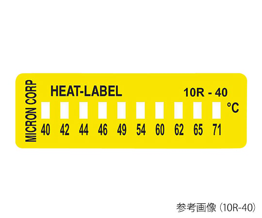 3-8771-01 ヒートラベル（不可逆性） 10R-40