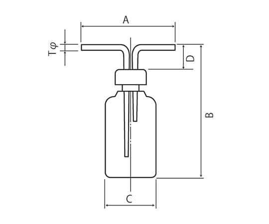 3-8789-01 PFAトラップ瓶 100mL NR1420-001