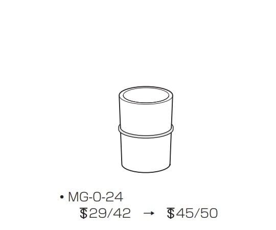中村科学器械工業3-8828-12径違いテーパージョイントＭＧ－０－２４【1個】(as1-3-8828-12)