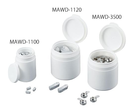 3-8994-04 マイクロアルミ皿 0.12mL 250枚入 MAWD-1201